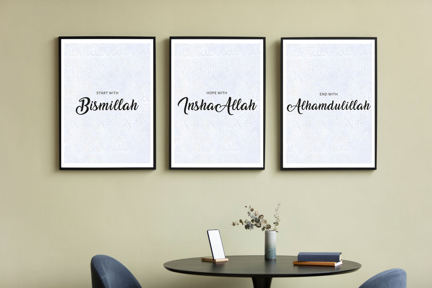 Bismillah,Inshallah,Alhamdulillah