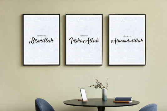 Bismillah,Inshallah,Alhamdulillah